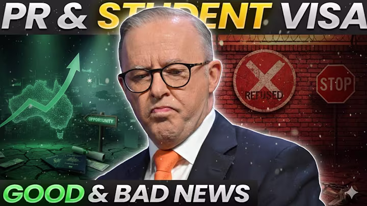 Good News & Bad News for Australia Visas 2025–26 🇦🇺  Students + PR Explained ~ Australia Immigration