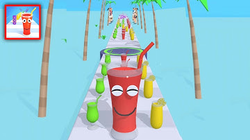 Juice Run Gameplay Walkthrough  All Levels IOS,Android New Games Big Update Levels 3-4