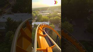 Front Row on this INSANE FLOORLESS ROLLER COASTER! #rollercoaster #themepark #michaeljackson