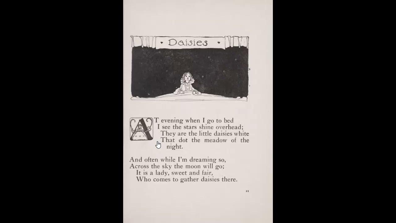 Daisies by Frank Dempster Sherman YouTube