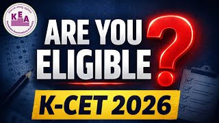 Are You Eligible for KCET 2026? | Check your Eligibility |  Exam | Counselling |