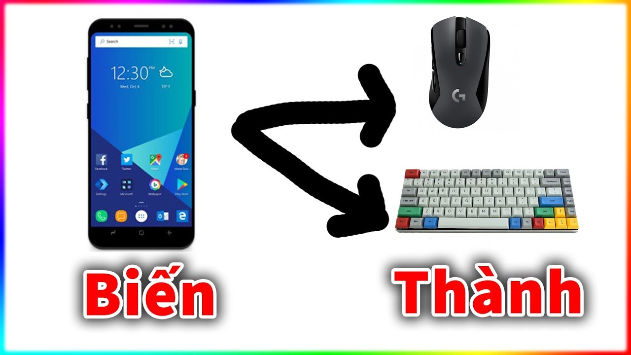 Dùng điện thoại Android làm bàn phím và chuột cho máy tính