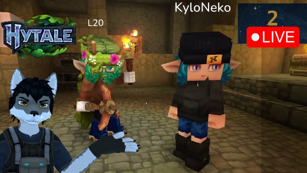 Technical issues with A LOT of yapping and laughter | Hytale with friends | Part 2