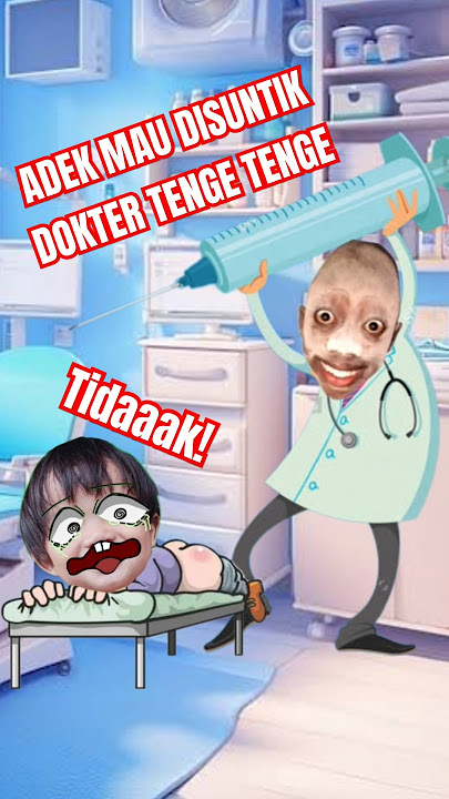 GAWAT! ADEK DISUNTIK DOKTER TENGE TENGE! #animasi #kartun #fyp #shorts #disuntik #suntik #vaksin