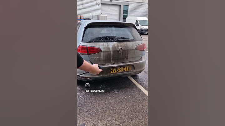 The POWER of PRE WASH when cleaning your vehicle