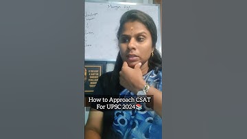 How to Approach CSAT for UPSC 2024 in Tamil? #upsctamilbyharini #upsccastclassestamil #upsctamil