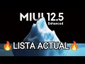 🤯LISTA DE ACTUALIZACIONES DE HOY MIUI 12.5 Y MIUI 12.5 ENHANCED EDITION 🔥