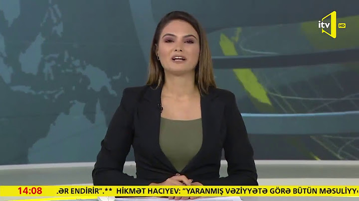 Azeri Spikerin Duygusal Anları