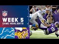 Lions vs. Vikings Week 5 Highlights | NFL 2021