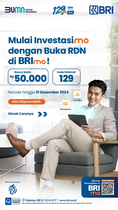 Buka RDN (Rekening dana Nasabah) di BRImo aja. bbri.id/promordn  #BRImoMudahSerbaBisa #BRImo