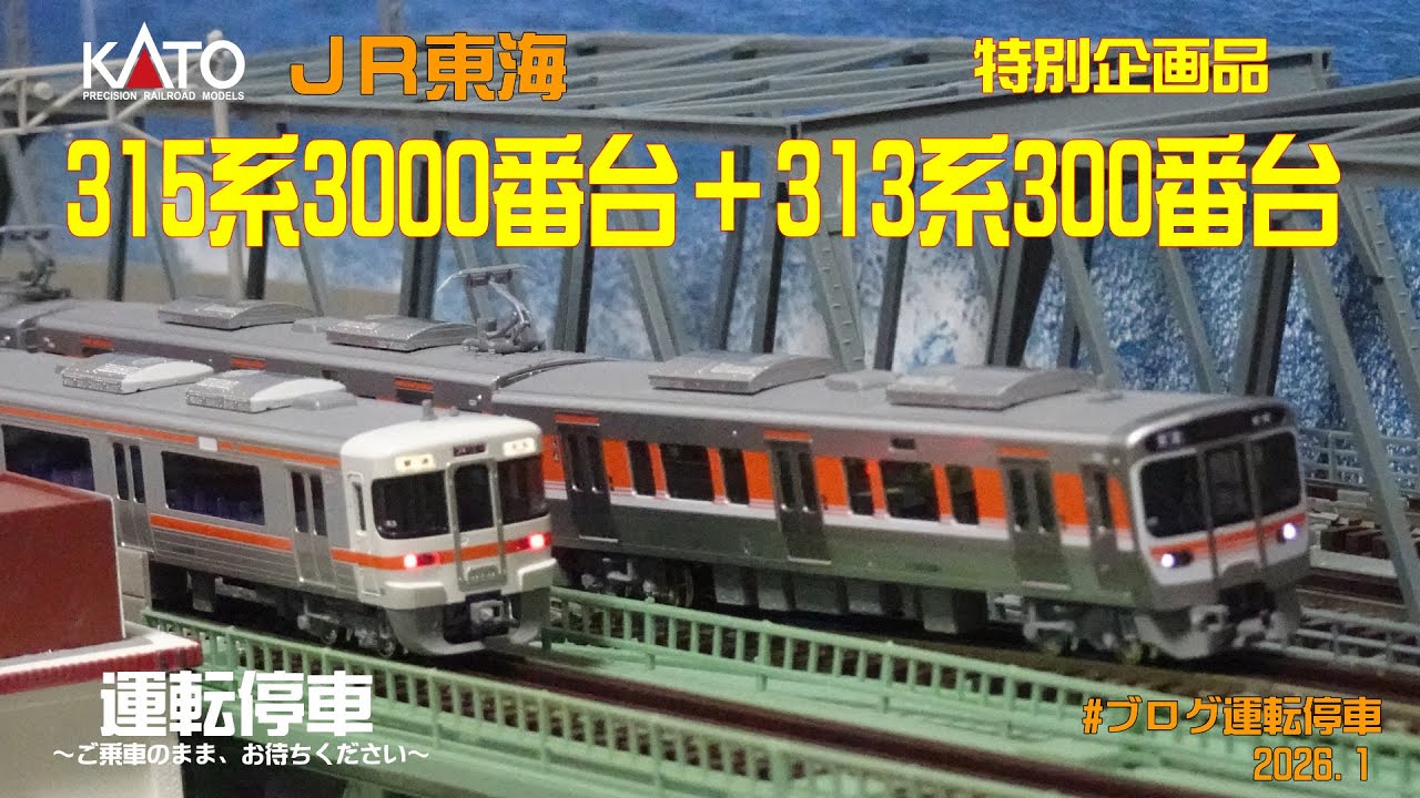 鉄道模型の世界】東海道本線静岡がキター！特別企画品 KATO315系3000