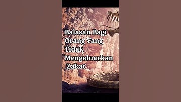 balasan bagi orang yang tidak mengeluarkan zakat #shorts #islam #hadits #dakwah #viral