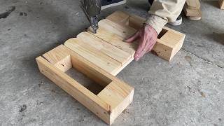 Easy Pallet Project for Your Garden - Stylish Pallet Planter Idea for Outdoors