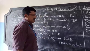 Class-9. Computer Applications. Ch-6. Mathematical Library Methods. Part-3.
