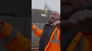 This one gets dangerous! New vlog 6pm tonight #construction #dangerous #builder