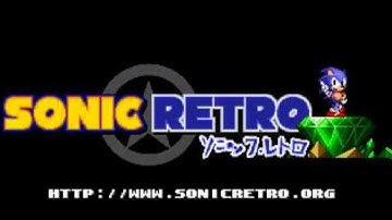 Sonic Retro - Splash Screen Intro (Version 2 to 4)