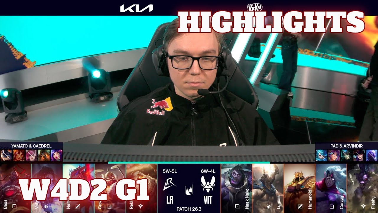 LR vs VIT - Highlights | Week 4 Day 2 LEC Versus 2026 | Los Ratones vs Vitality W4D2