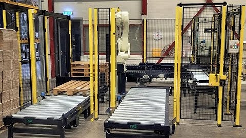 RFA Robotpalletiser Kawasaki RD080N bij Bijlard International