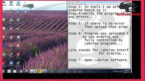 First step to interface Arduino with Labview