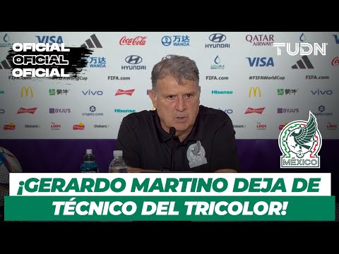 🚨ÚLTIMA HORA🚨 Gerardo Martino no es más Director Técnico de México l TUDN