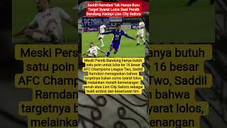 Saddil Ramdani Not Only Chasing Qualifying Targets When Persib Bandung Faces Lion City Sailors p