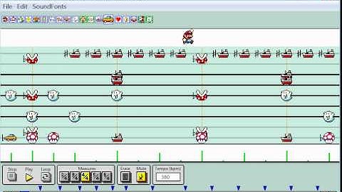 The Cure - Lullaby in Mario Paint - Soundfont Morph