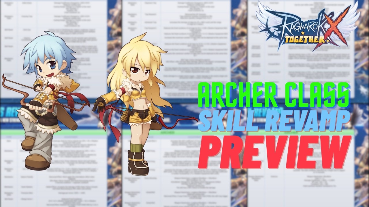 [ROX SEA] Archer Class Revamp Preview | Chippu | INT Crit Windhawk ...