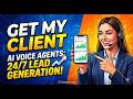 AI voice agent with Leads Management on Mobile / website.