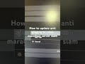 How to update anti aliasing to cmaa marathon server slam