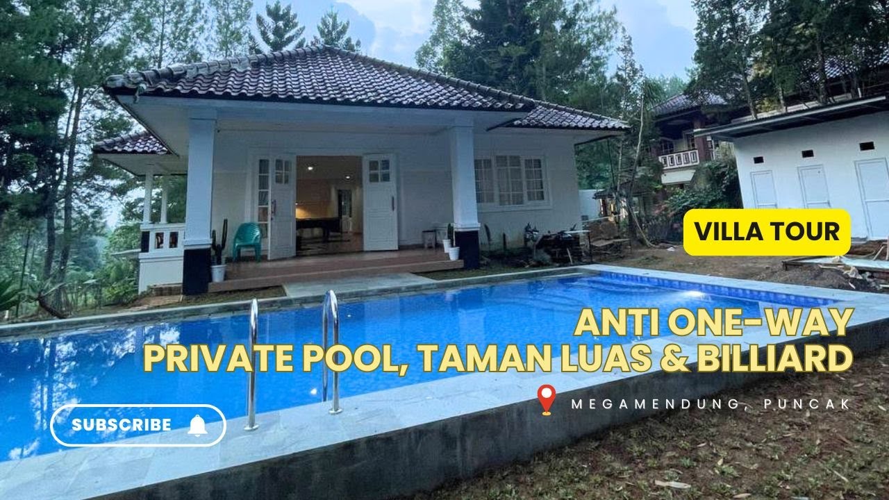 Baru Launching !!! Villa Kapasitas 40 orang di Megamendung Puncak