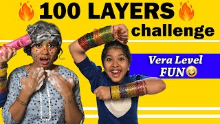 Sodhikadhinga da Ennaya || Craziest Ever 100 Layer Challenge || Preetha Ammu || Ammu Times ||
