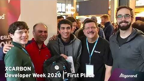 Algorand Spotlight: DeveloperWeek 2020 Hackathon | XCarbon