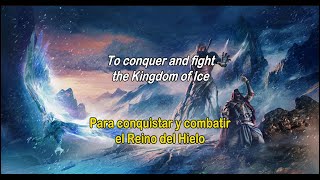 Rhapsody Of Fire - The Kingdom Of Ice (Lyrics & Sub. Español)