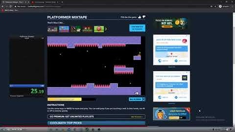 Platformer Mixtape Speedrun in 1:11