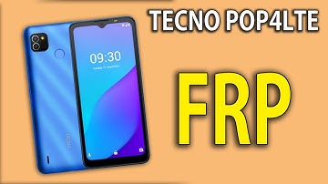 Tecno Pop 4 LTE (bc1s) FRP Google account Bypass