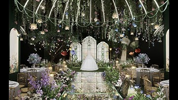 CGsorealCom Garden Wedding Hall Design D5 Render