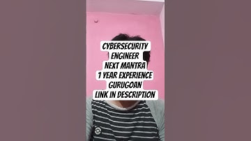Cybersecurity Jobs India | VAPT Tester Role at Next Mantra Gurugram