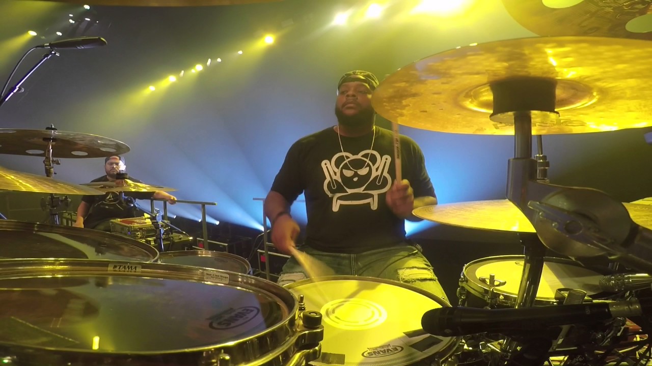 Playing drums in Paris 🇫🇷 Marcus Thomas YouTube