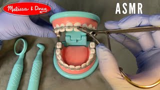 ASMR | Dental Cleaning and Braces Off | Melissa & Doug Dentist Play Kit