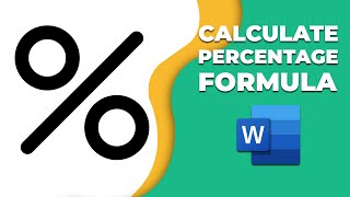 How to calculate percentage formula in word table screenshot 5