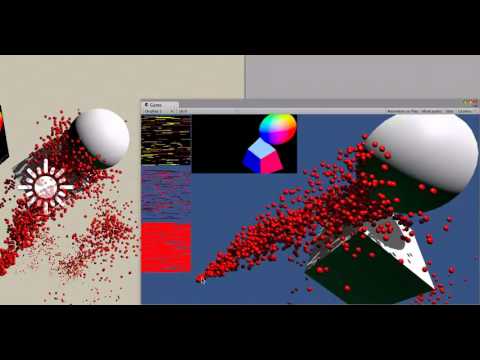Unity GPU Screen Space Particle Collision