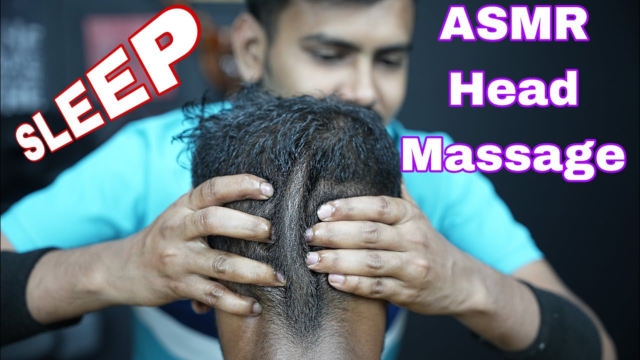 headache and migraine Relief Best ASMR Head Massage Neck Cracking
