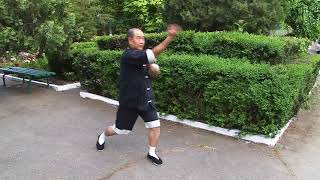 Traditional Wushu in action by Master Mu Yuchun