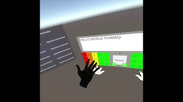 Selfmade - PinchType Virtual Keyboard For Hand Tracking on Oculus Quest