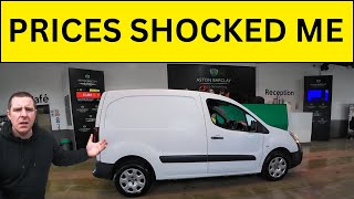 VAN AUCTION PRICES FALLING FAST