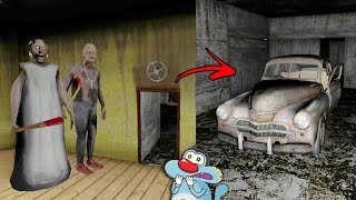 New Car Escape | Slenderman And Angelina in Granny Chapter Two With Oggy and Jack