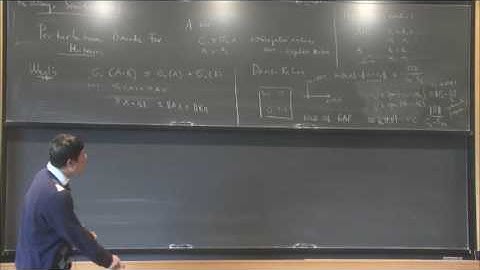 Matrix perturbation with random noise and matrix recovery problems - Van Vu