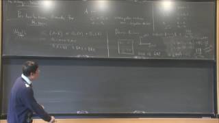 Matrix perturbation with random noise and matrix recovery problems - Van Vu