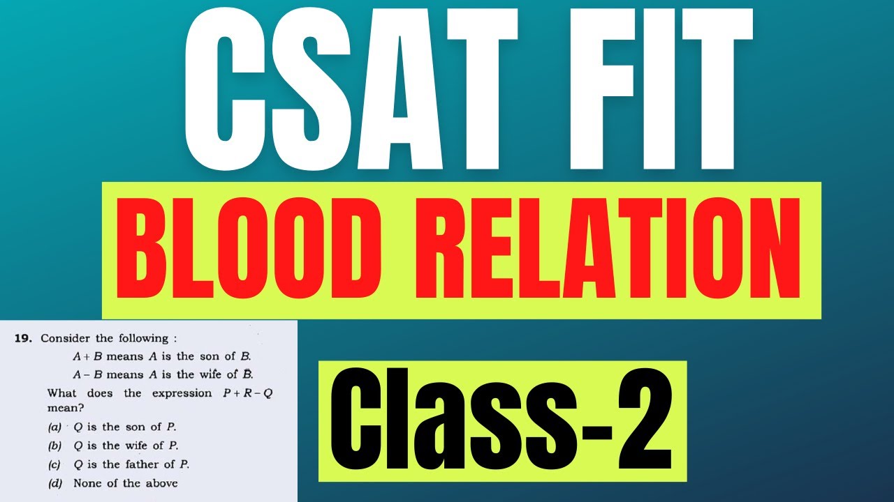 upsc-csat-blood-relations-class-2-csat-fit-upsc-experts-youtube