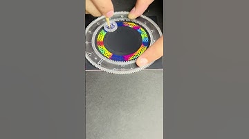 Spirograph Art Exploration: Crafting Unique Patterns for Relaxation! #shorts #art #spirograph #2024